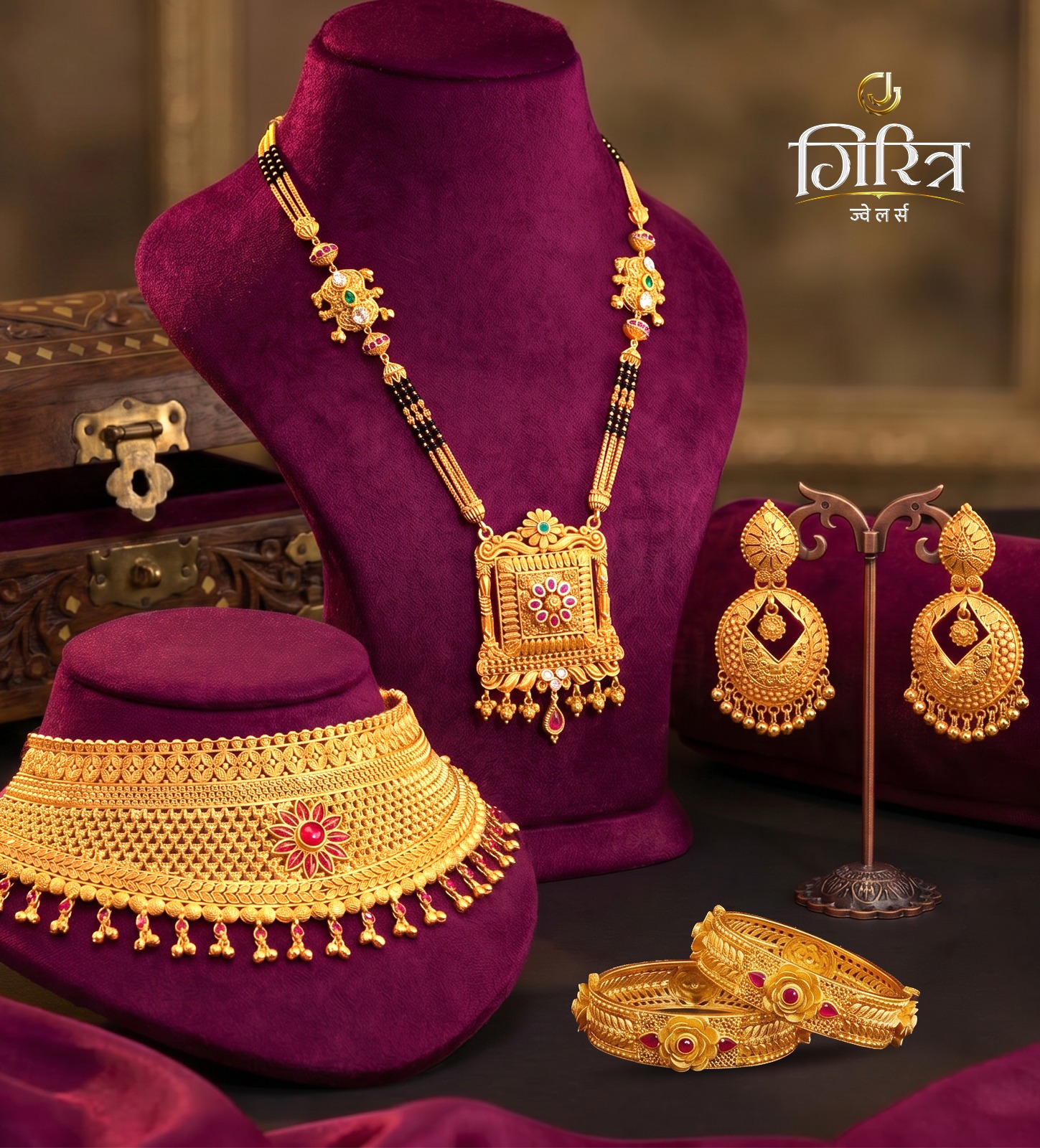 Long Necklace Collection - Giritra Jewellers Pune