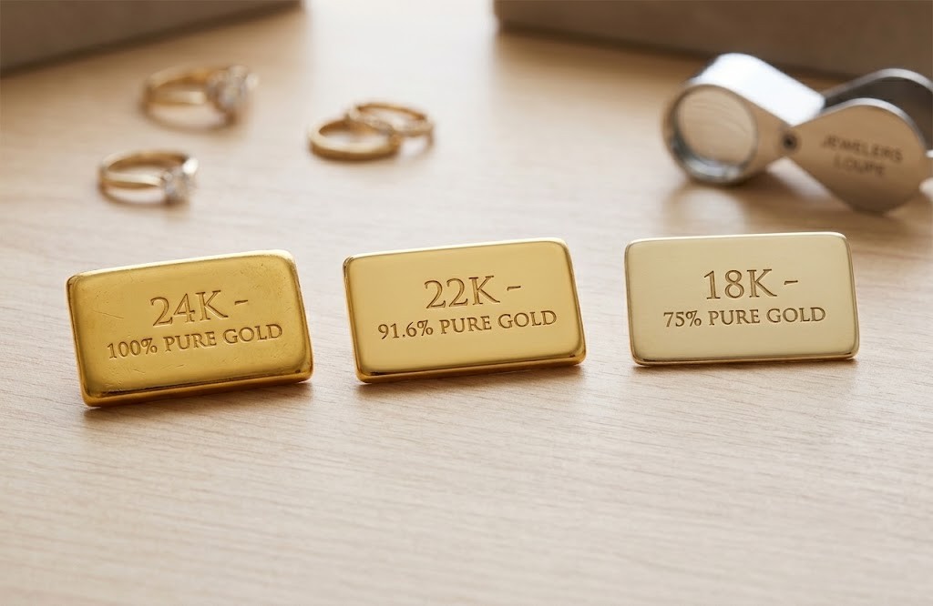 Ultimate Guide To Determine Difference Between 24k, 22k & 18k